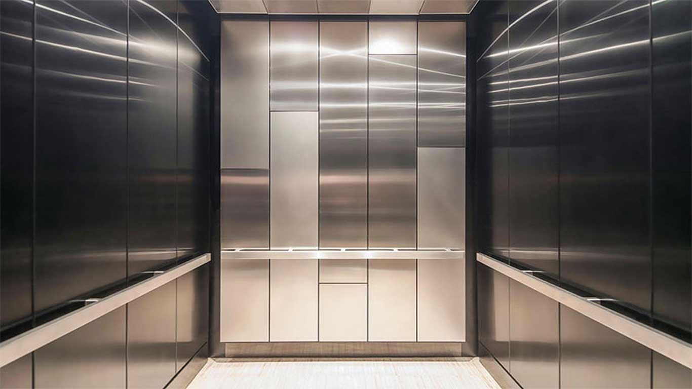 ورق استیل در ساخت کابین آسانسور